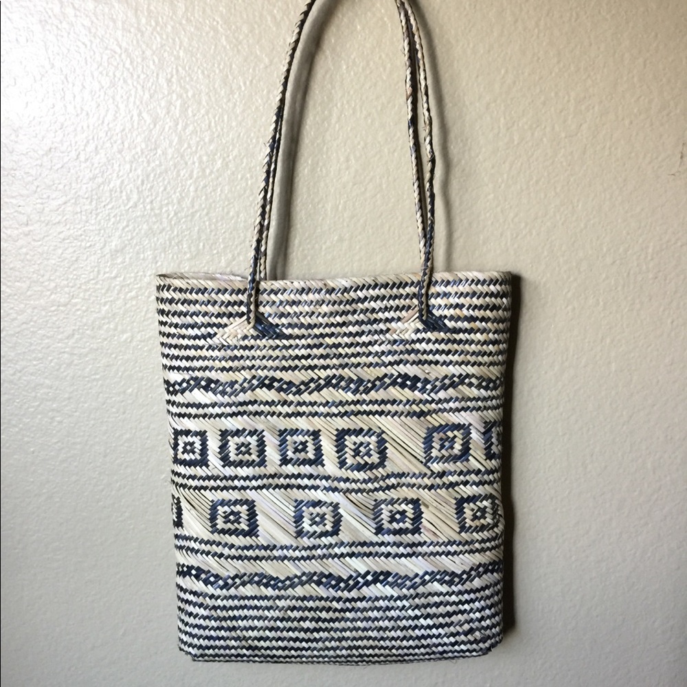 Handwoven beach bag from Bali